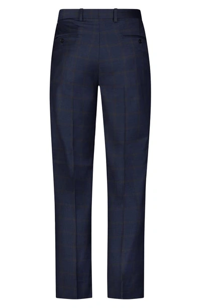 Shop Brooks Brothers Regent Wool Blend Pants In Nvybrwnwp