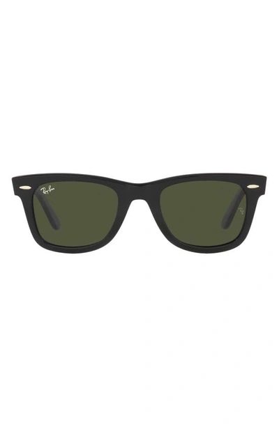Ray Ban Square Acetate Sunglasses In Dark Green