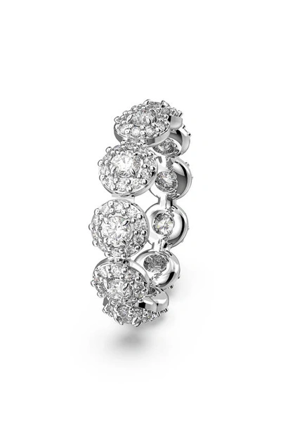 Swarovski Constella Band Ring Band Rhodium Shiny White