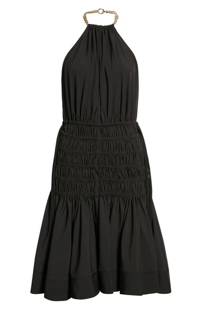 Shop Proenza Schouler Chain Halter Dress In Black