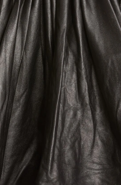 Shop Proenza Schouler Plongé Leather Skirt In Black
