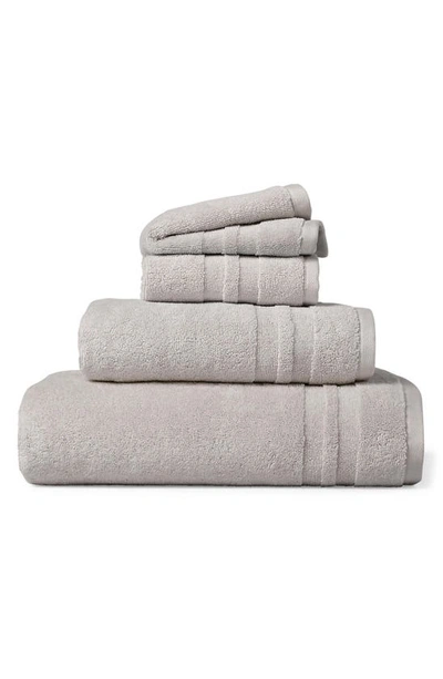 Shop Ralph Lauren Payton Hand Towel In Stone Gray
