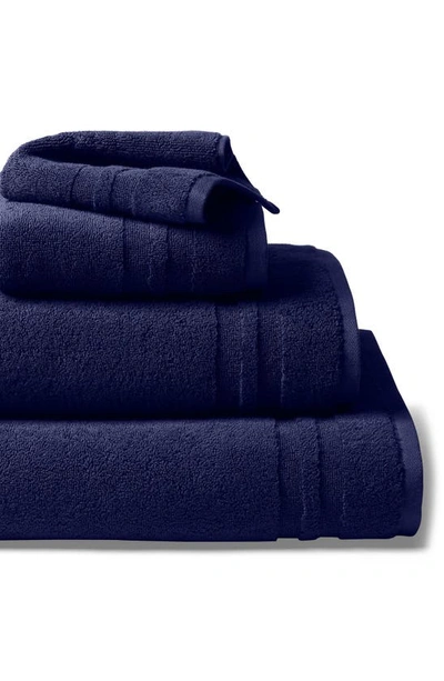 Shop Ralph Lauren Payton Bath Towel In True Nautical Navy