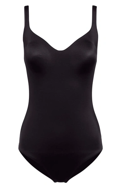 Shop Wolford Mat De Luxe Underwire Shaping Bodysuit In Black