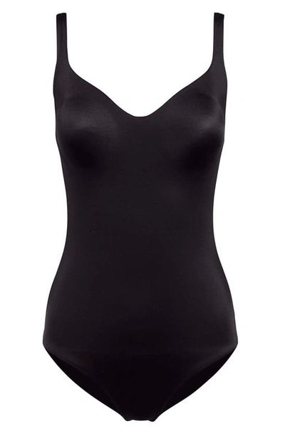 Wolford Mat De Luxe Underwire Shaping Bodysuit In Black