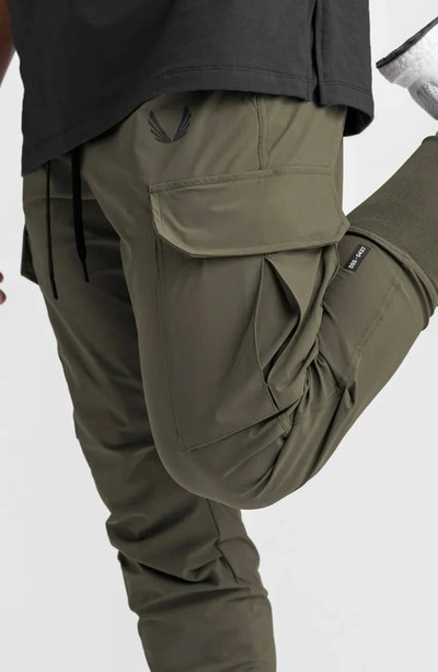 Asrv Tetra-light Cargo Joggers In Hunter Green