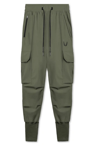 Asrv Tetra-light Cargo Joggers In Hunter Green