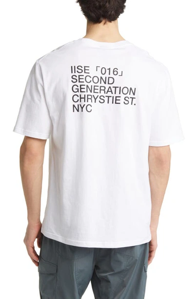 Shop Iise Second Generation Logo T-shirt In White