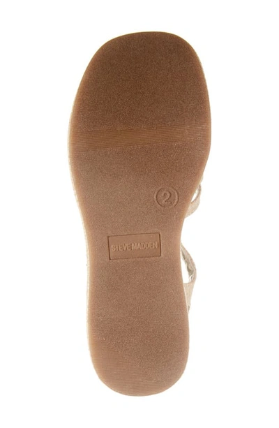Shop Steve Madden Jcrazy Platform Sandal In Raffia
