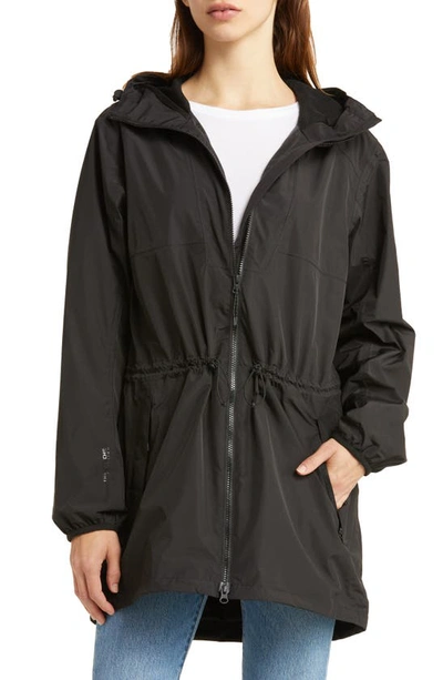 Shop Helly Hansen Essence Waterproof Raincoat In Black