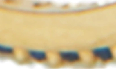 Shop Argento Vivo Sterling Silver Medium Cubic Zirconia Hoop Earrings In Gold