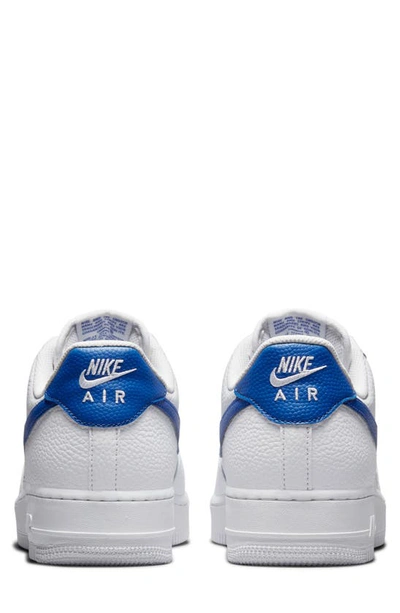 Shop Nike Air Force 1 '07 Sneaker In White/ Game Royal/ White