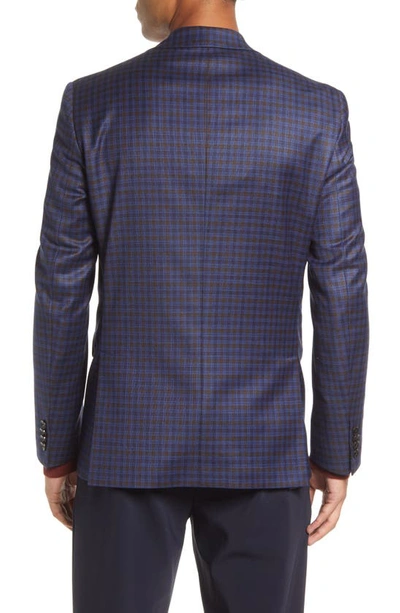 Shop Ted Baker Karl Slim Fit Stretch Wool Sport Coat In Blue