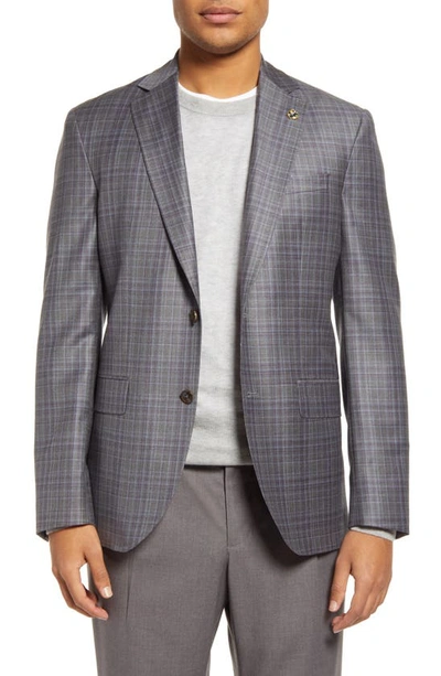 Shop Ted Baker Karl Slim Fit Wool Sport Coat In Grey