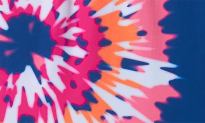 Shop Hatley Kids' Shibori Tie Dye One-piece Swimsuit In Blue