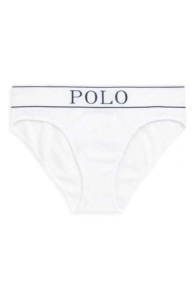 Shop Polo Ralph Lauren Modern Briefs In White Cloud