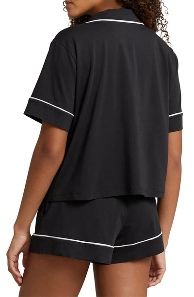 Shop Polo Ralph Lauren Cotton Blend Short Pajamas In Onyx
