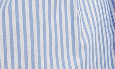 Shop Polo Ralph Lauren Cotton Poplin Tunic Sleepshirt In Purple Stripes