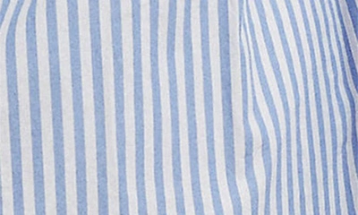 Polo Ralph Lauren Cotton Poplin Tunic Sleepshirt In Purple Stripes