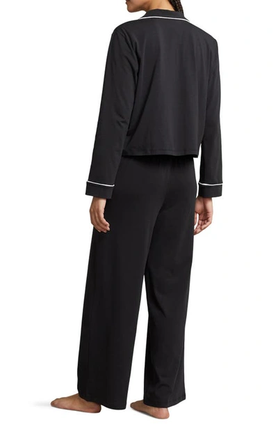 Polo Ralph Lauren Cotton Blend Pajamas In Onyx