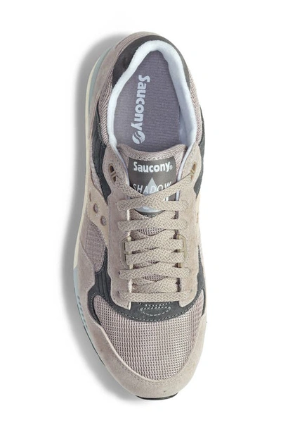 Shop Saucony Shadow 5000 Essential Sneaker In Sand/ White