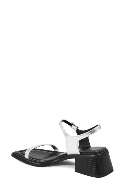 Shop Vagabond Shoemakers Ines Ankle Strap Sandal In Silver