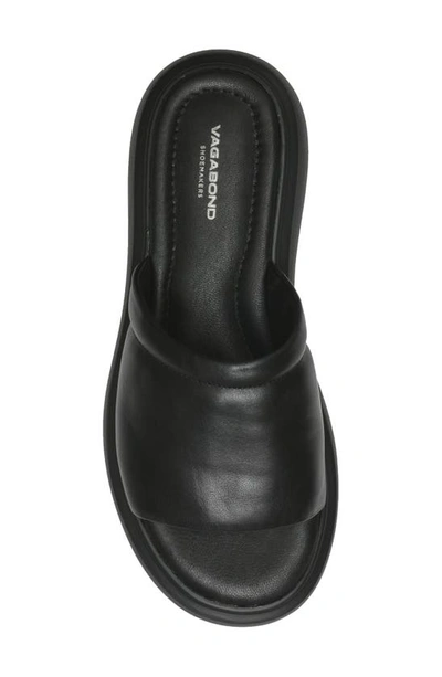 Shop Vagabond Shoemakers Blenda Platform Slide Sandal In Black