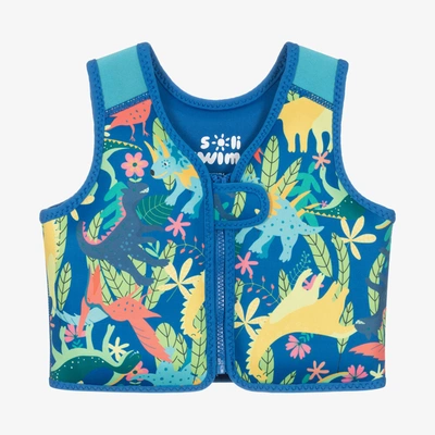 Shop Soli Swim Boys Blue Dinosaur Float Vest