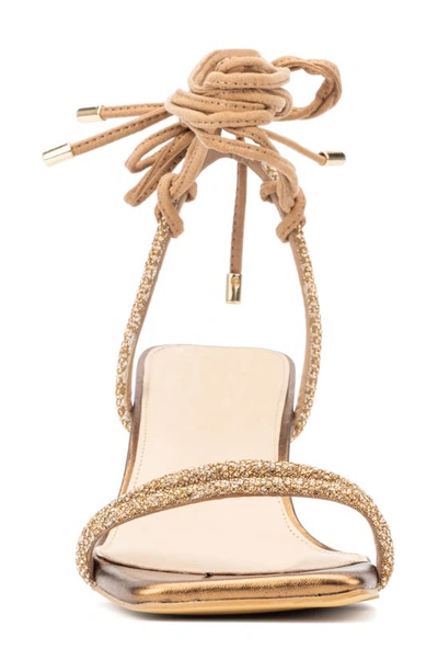 Shop Fashion To Figure Laurie Heeled Sandal In Bronze Beauty