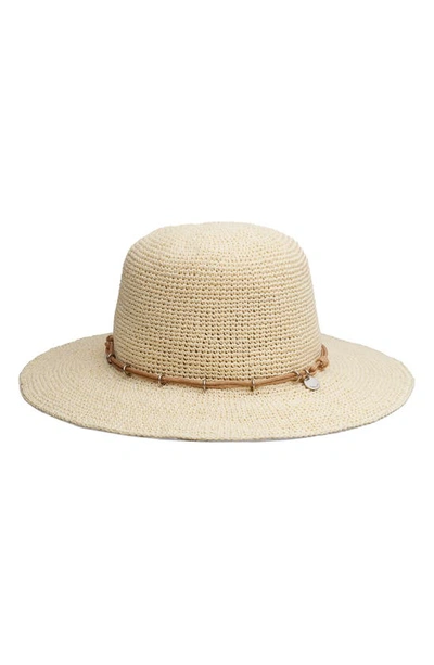 Shop Rag & Bone Cruise Packable Straw Sun Hat In Ivory