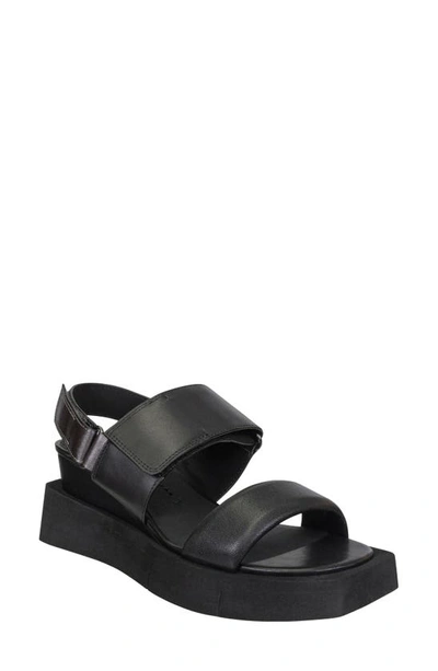 Shop Naked Feet Paradox Slingback Wedge Sandal In Black