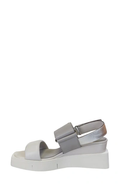 Shop Naked Feet Paradox Slingback Wedge Sandal In Grey