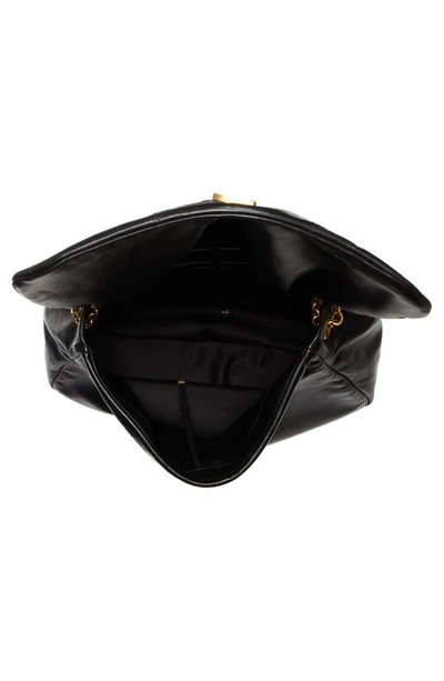 Saint Laurent Jamie 4.3 Patchwork Leather Tote In Nero