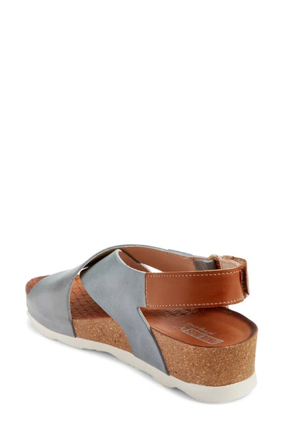 Shop Pikolinos Mahon Platform Sandal In Denim