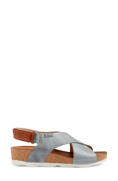 Shop Pikolinos Mahon Platform Sandal In Denim