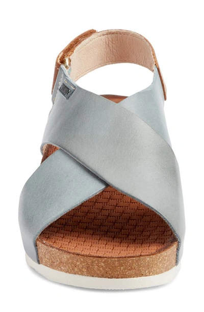 Shop Pikolinos Mahon Platform Sandal In Denim