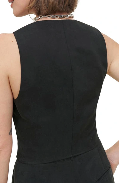 Shop Reformation Devin Vest In Black