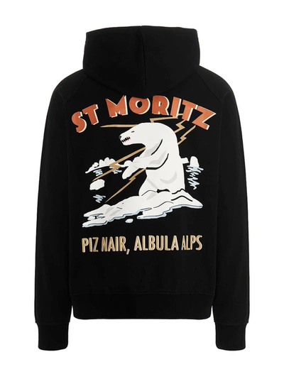 Shop Bally 'st. Moritz' Capsule Curling Hoodie In Black