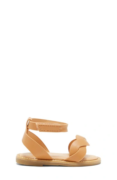 Shop Vince Camuto Kids' Braided Sandal In Tan