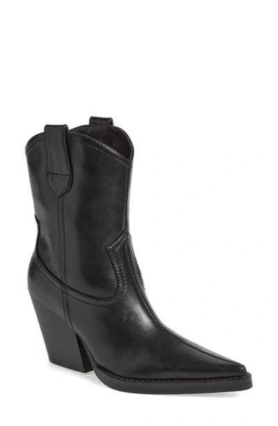 Shop Azalea Wang Matty Foldover Shaft Western Boot In Black