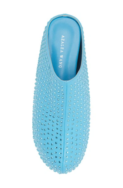 Shop Azalea Wang Macey Platform Clog In Blue