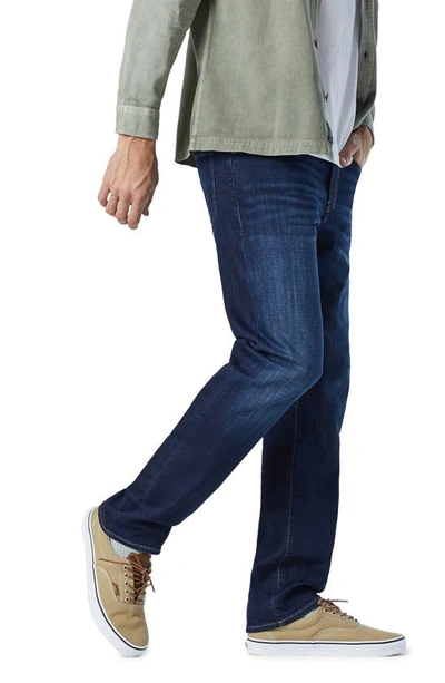 Mavi Jeans Zach Straight Leg Jeans In Dark Blue Nashville
