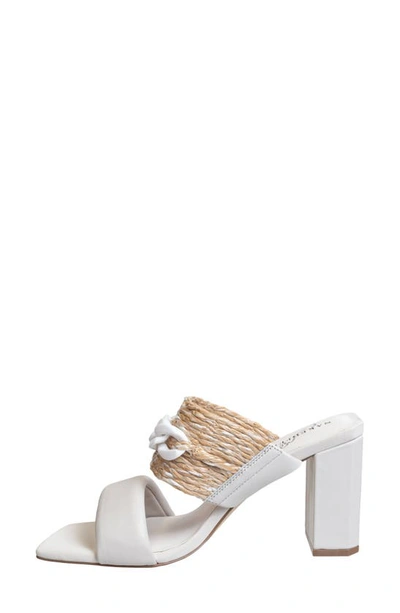 Shop Naked Feet Propriety Slide Sandal In Raffia