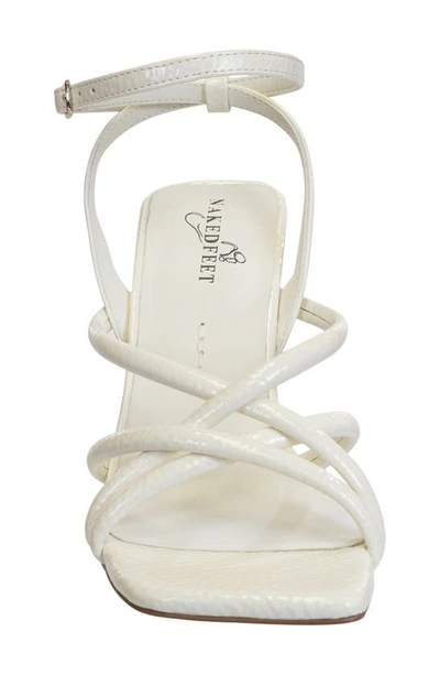 Shop Naked Feet Mood Ankle Strap Sandal In Chamois