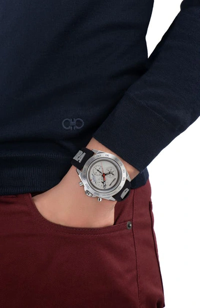 Ferragamo Urban Chrono Watch In Silver