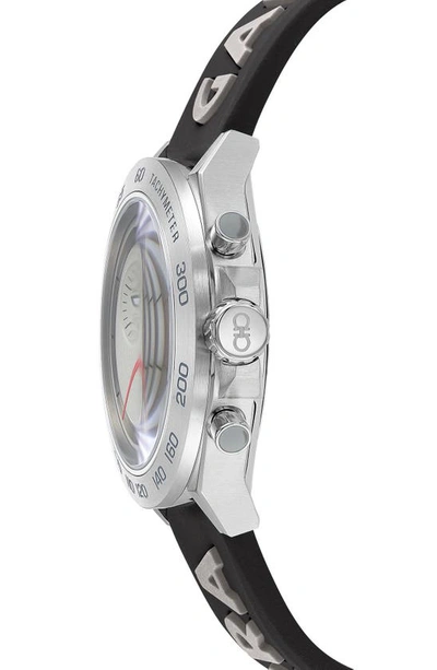 Ferragamo Urban Chrono Watch In Silver