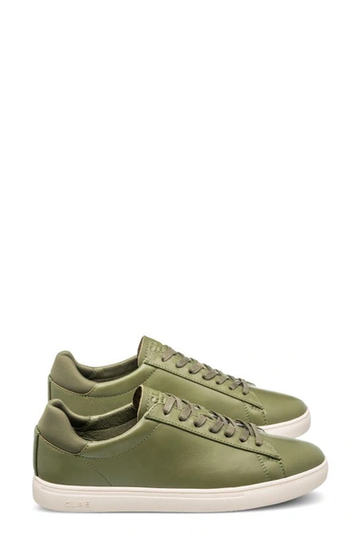Shop Clae Bradley Sneaker In Olive Leather
