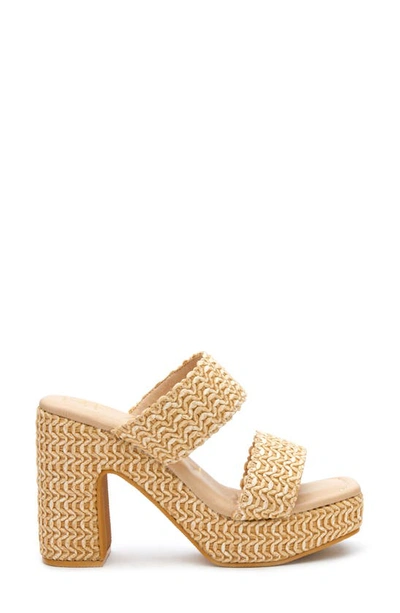 Beach By Matisse Gem Platform Sandal In Natural