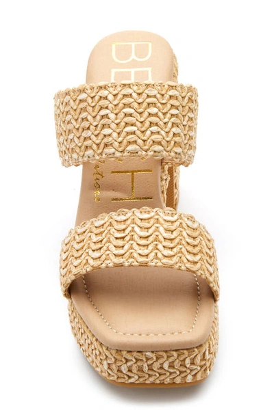 Beach By Matisse Gem Platform Sandal In Natural