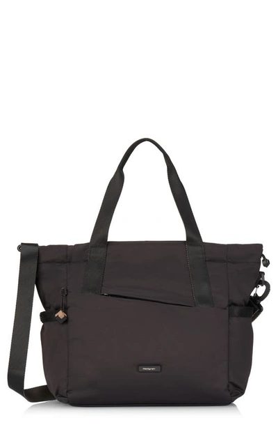 Shop Hedgren Galactic Water Repellent Tote Bag In Black